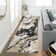 Abstract Machine Washable Rug with Rubber Backing Non-Slip Area Rug for Living Room Bedroom Dining Room Office