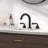 2-handle Bathroom Faucet with Drain Assembly