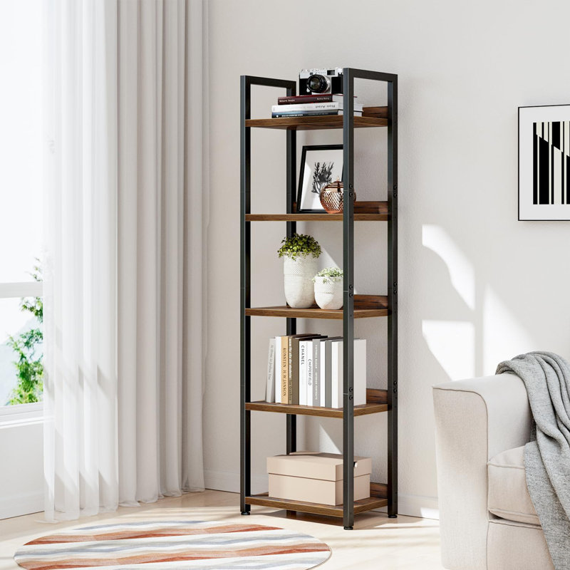 Darabont Bookcase, Vintage, (5 Shelves) 60.6"H x 23.6"W x 11.8"D