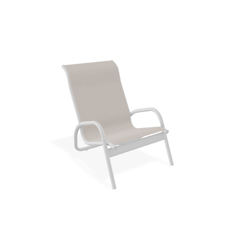 Gardenella Patio Chair, Natural, White