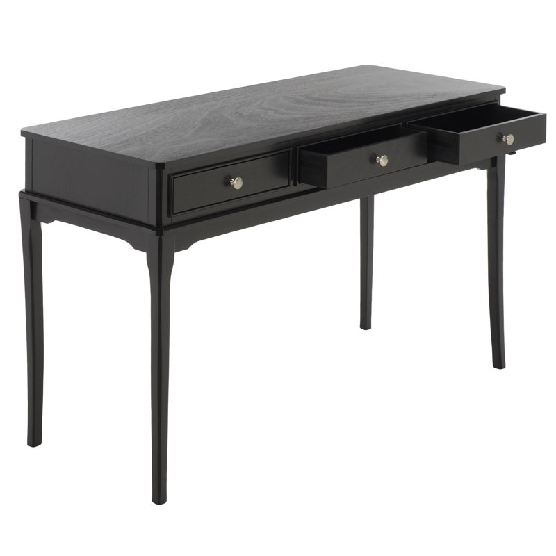 Bureau 3 tiroirs Opal, Black