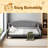 Modern Luxury Tufted Button Daybed, Full-436208702-436208701