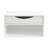 Adeana Poplar Solid Wood Floating Shelf with Drawer-860636051