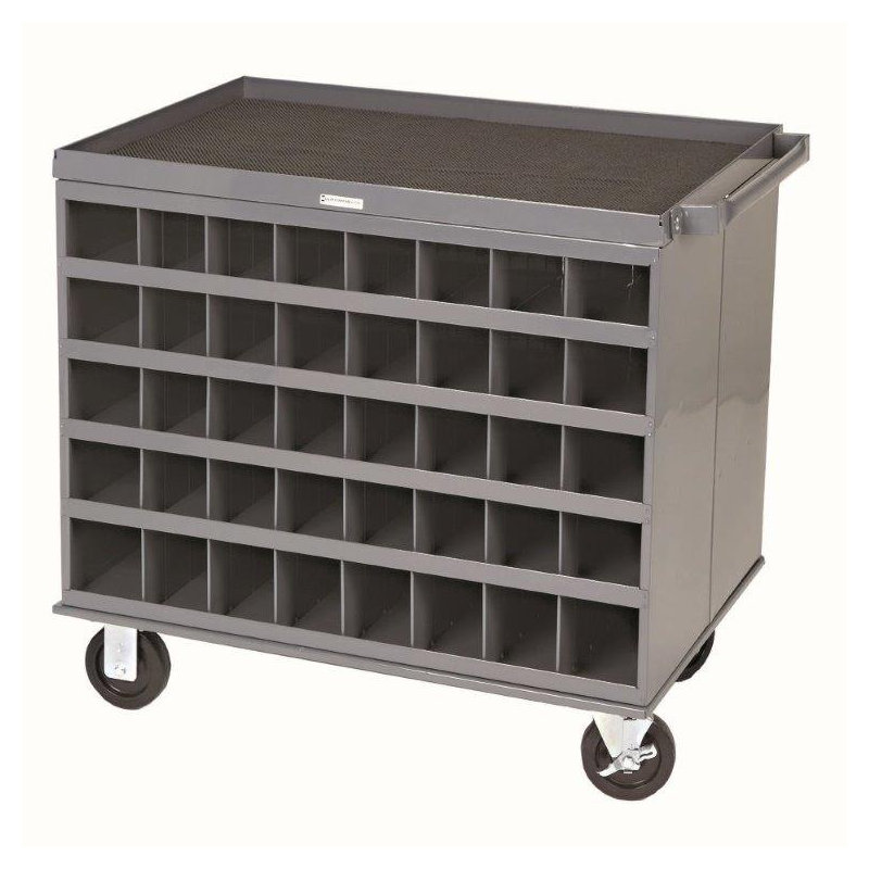 Chariot utilitaire avec bacs de 80