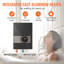Chauffe-eau instantané, chauffe-eau électrique sans réservoir de 13,8 kW, affichage numérique de la température, installation facile et alimentation en eau 24 heures sur 24