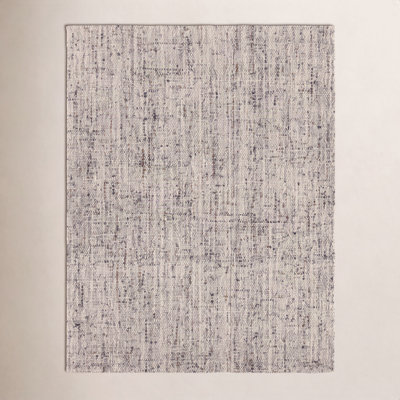 Elya Gray Hand-Woven Wool Rug
