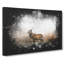 Deer Stag In The Fog - Wrapped Canvas Print-56648246