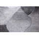 Ricci Abstract Handmade Leather Area Rug in Gray