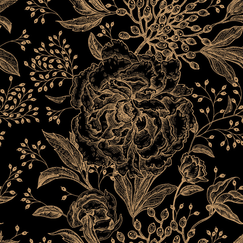 Rouleau de papier peint 18,75 pi x 25 po Flowers
