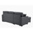 Areebe Upholstered Sectional Reversible-675709888