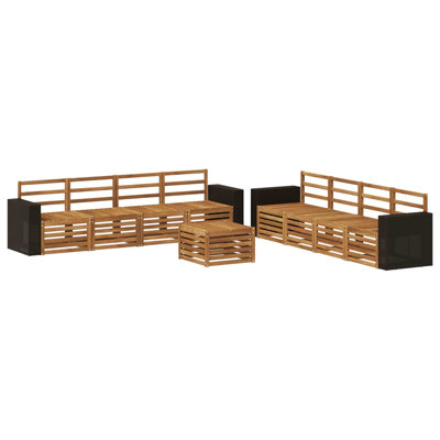  Outdoor Sofa Set 9 Pcs