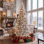 Arbre de Noël cyprès enneigé 6 pi.-127376129