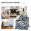 Fauteuil pivotant rembourré Asman Farmhouse-95983640