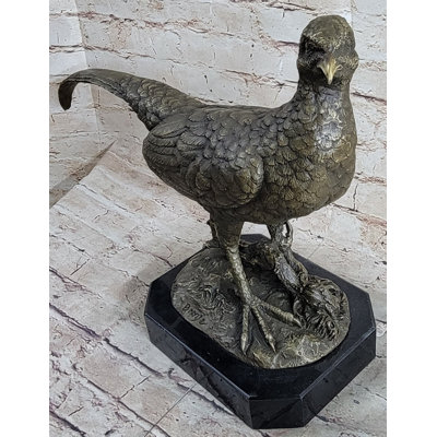 Phœnix, gélinotte, chasseur d'oiseaux, bronze, statue, sculpture, trophée de la faune