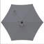 Parasol avec manivelle et inclinaison (sans base)-1572895045