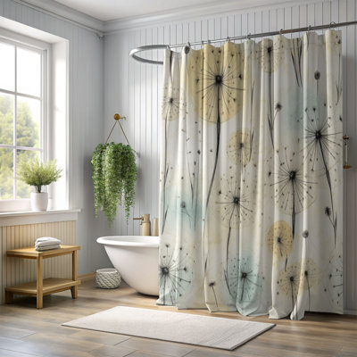 Dandelion Breeze - Premium Shower Curtain