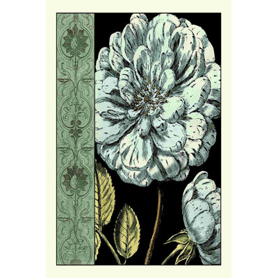 Nouveau floral bleu III