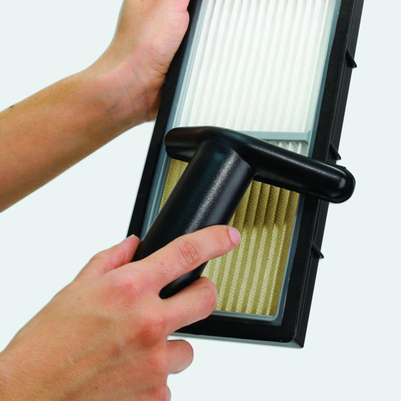 Compact White HEPA Air Purifier for Small Rooms