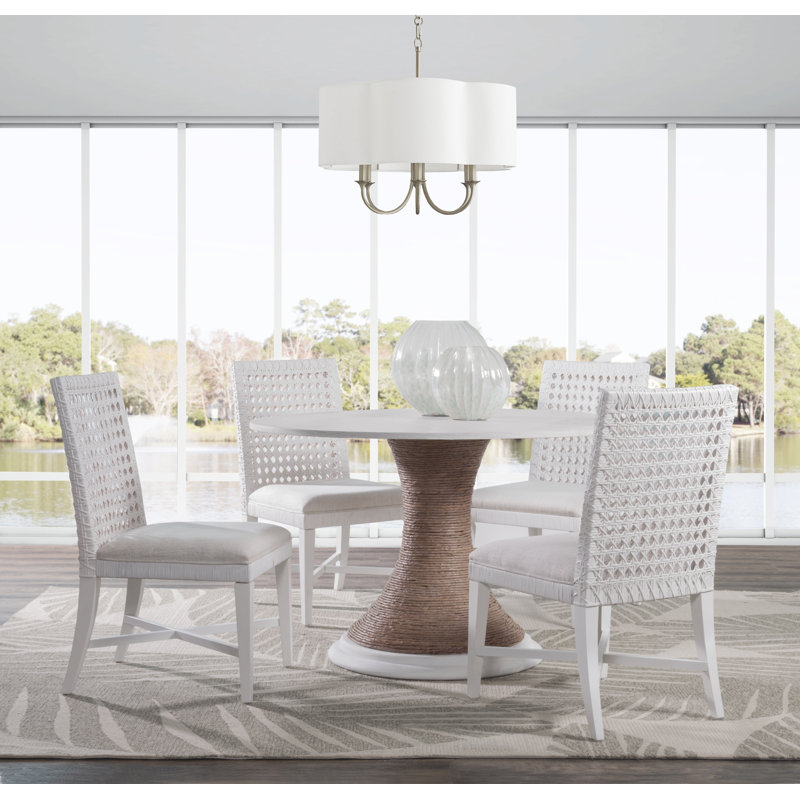 Boca Grande Abaca Round 5-Piece Dining Set