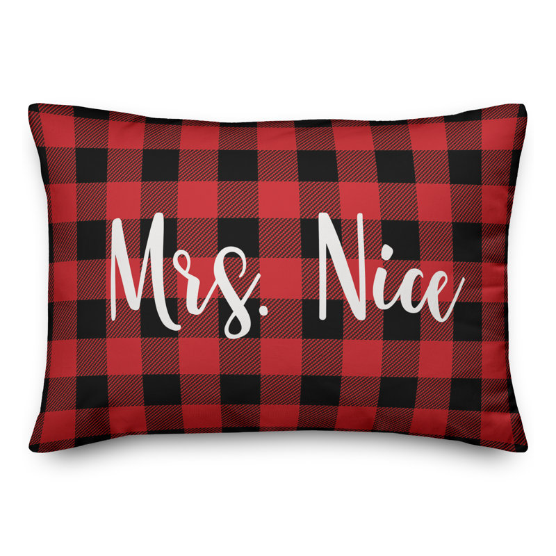  Coussin lombaire à carreaux Mme.