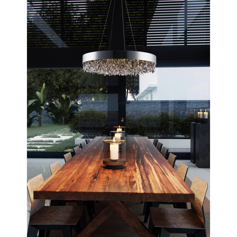 Sunnydale 16 - Light Dimmable LED Drum Chandelier