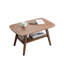 Table basse en chêne massif 39,4 "avec tablette-1978336785-1951435386