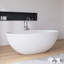  Baignoire de trempage autoportante en résine 61 po x 30 po-102236331