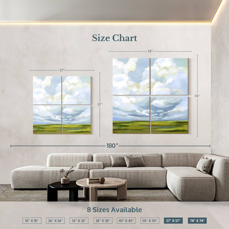 Avery Lucid Skies III, H 57 po x l 57 po