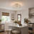 20" Crystal Caged Flush Mount Ceiling Fan