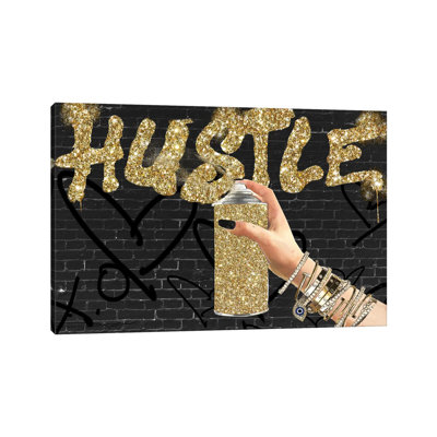 Hustle by Studio One  Wrapped Canvas Painting Print