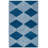 Konopka Geometric Handmade Tufted Wool Navy/Ivory Area Rug-1389372704