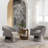 Chynna Velvet Swivel Barrel Chair-440398184