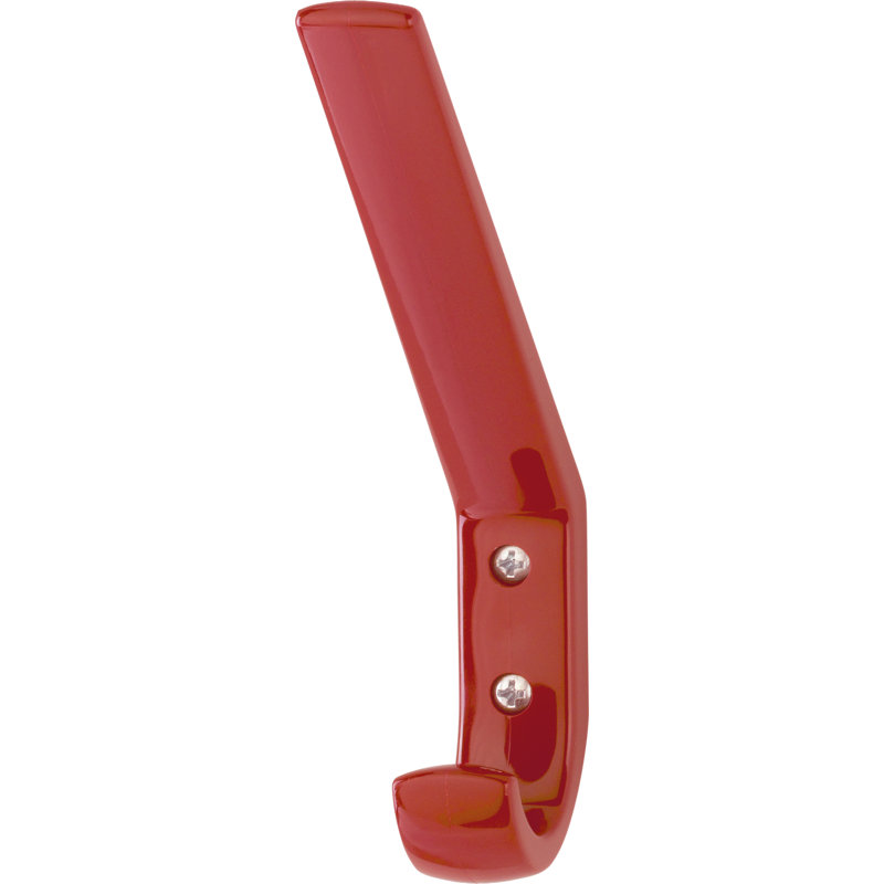 Himari Plastic Wall Wall Hook, Ruby Red