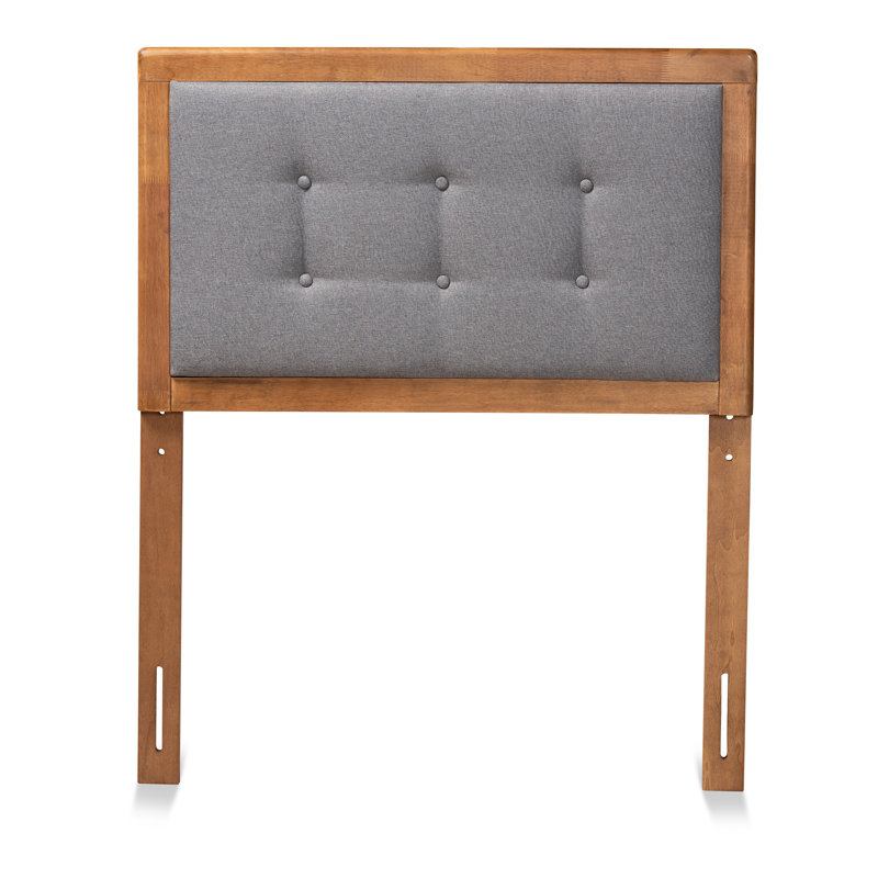 Tête de lit simple tapissier Kintzel, Gris foncé