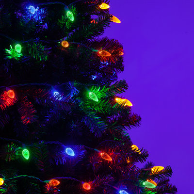 70-Light C6 LED Christmas String Lights