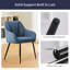 Scandinavian Soft Textured Armchair Upholstered with Thickened Cushion Dining Chair-1496453472-1496453474