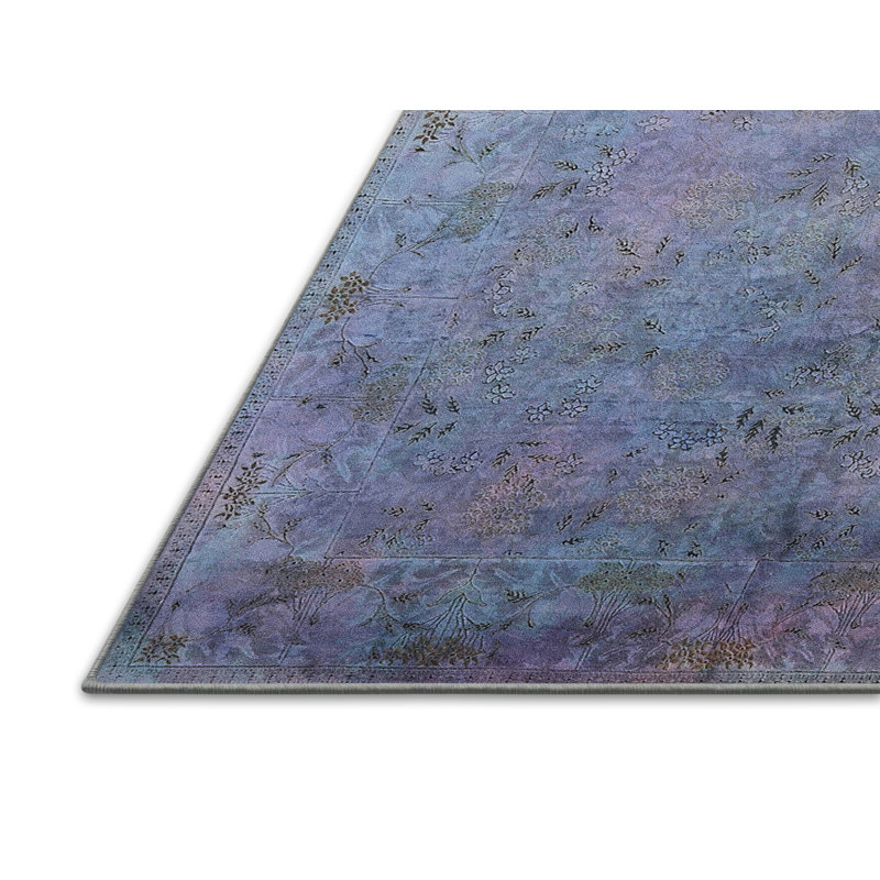 Tapis oriental bleu, Rectangle 3 pi x 5 pi