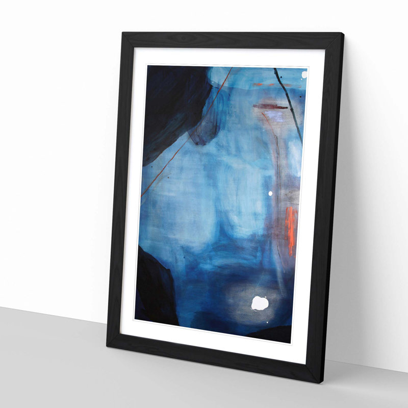 Mary Abbott - Single Picture Frame Painting, Black
