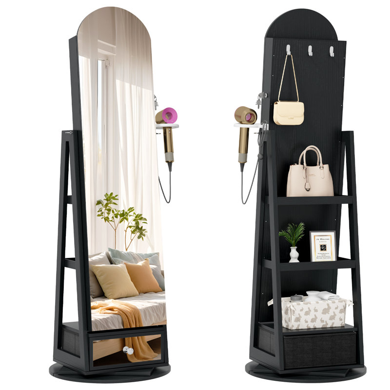 Jewelry Armoire, Black