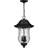 Aurora 3-Light Outdoor Antique Iron Candelabra Hanging Lantern Pendant