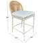 Tabouret de comptoir Rosalind