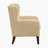 Iris 30" Modern & Contemporary Accent Chair with Textured Fabric Upholstery, Button-Tufted Wing Back, Brown Solid Wood Legs-1116859180