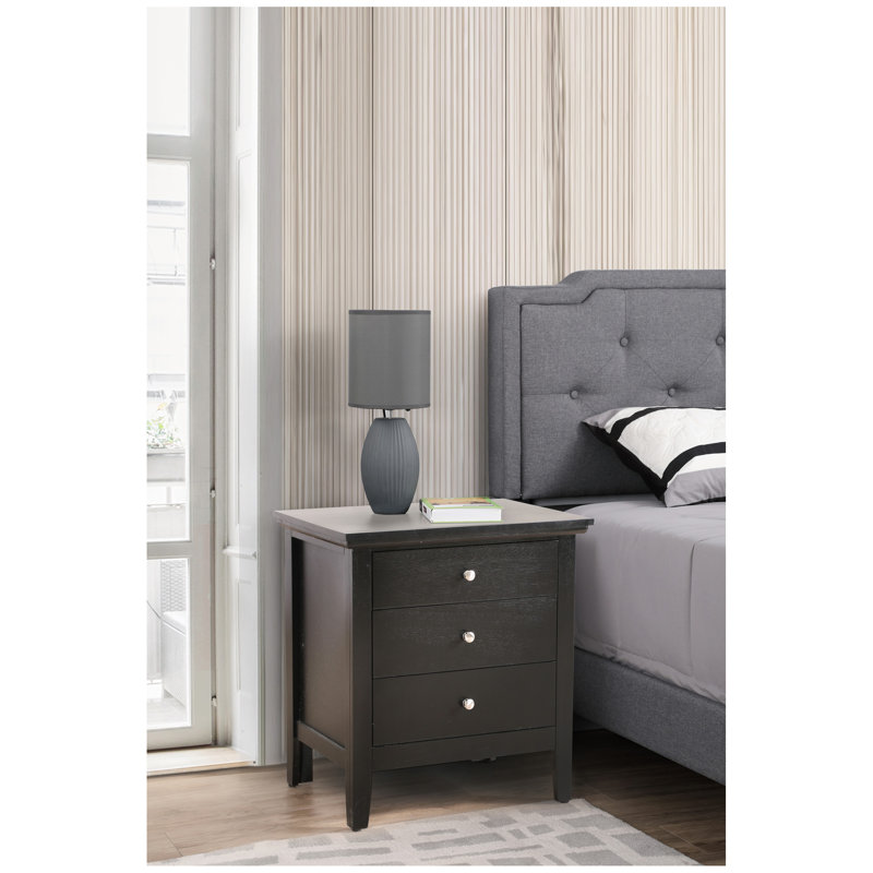 Table de chevet Marotz, Noir