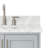 Stafford 31 " W Freestanding Standard 1 Single Vanity Bathroom Vanity With Carrara Marble Top-138336588-93359288
