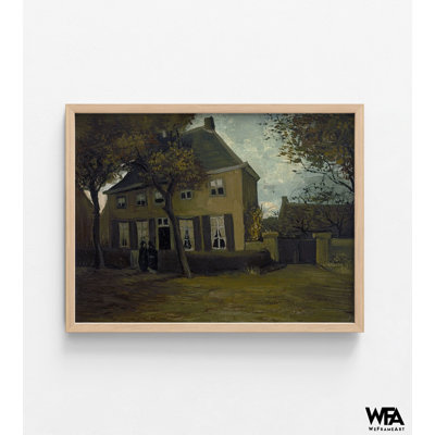 «The Vicarage At Nuenen» par Vincent Van Gogh, reproduction de peinture à l'huile, maison noire, reproduction de Van Gogh, reproduction de Van Gogh