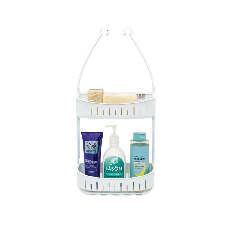 Double Tier Shower Caddy - 16” x 12” x 4”