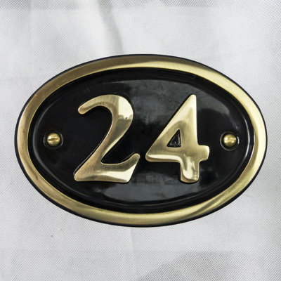 Tyrinia 10cm H Reflective Aluminum House Number