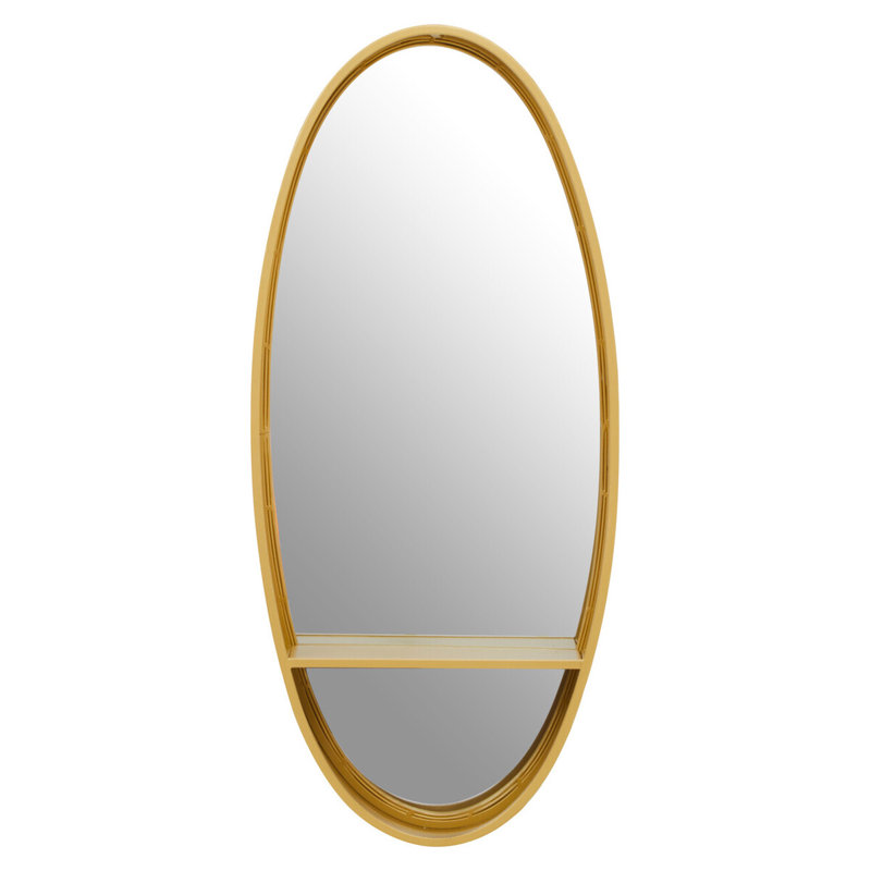 Alawna Metal Oval Mirror