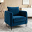 Fauteuil d'appoint simple en velours Accent Chair-77082009