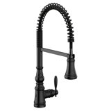 Moen Weymouth Pre-Rinse Spring Pull-Down Single Handle Kitchen Faucet